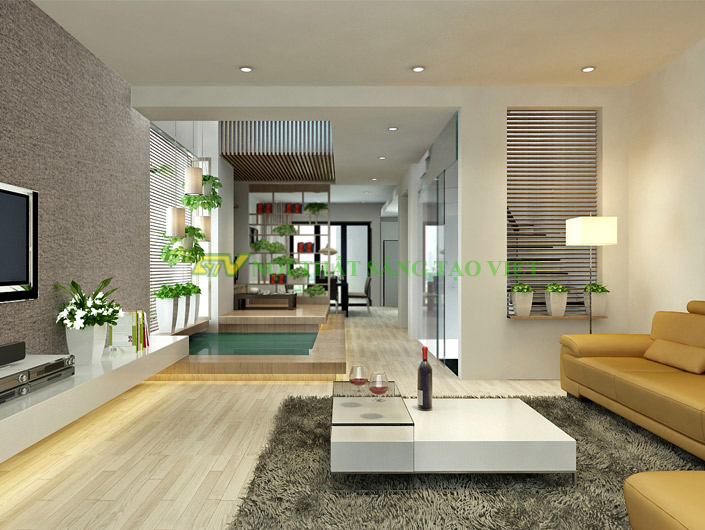 Thiết kế nội thất nhà lô phố chị hoa Hải Phòng