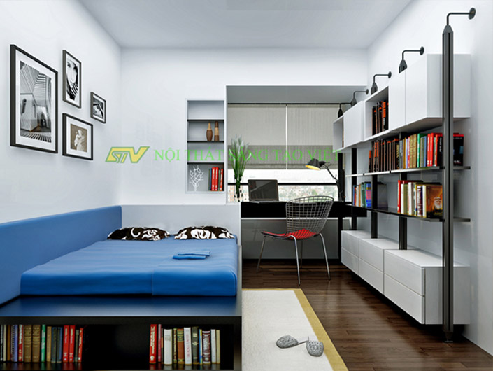 Thiết kế nội thất nhà phố chị Lý Cầu Giấy
