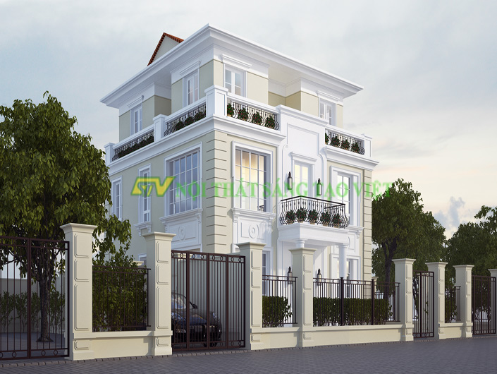 Thiết kế nội thất biệt thự An Khánh nhà Chị Ngân
